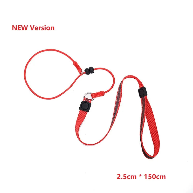 2-in-1 Training Dog Choking Rope Leash