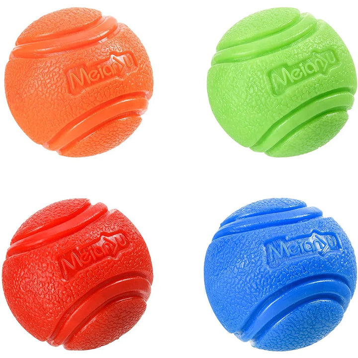 Durable Bouncy Rubber Dog Chew Ball