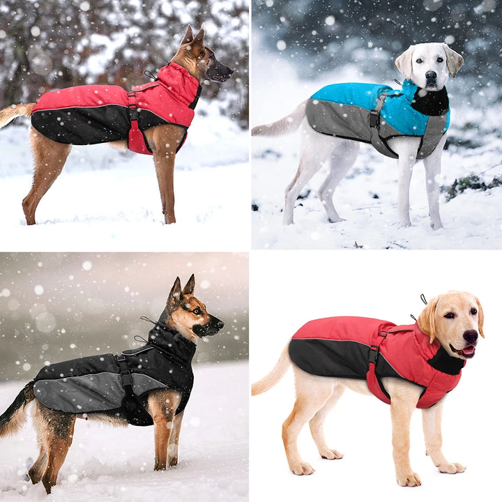 Waterproof Reflective Coat for Large Dogs