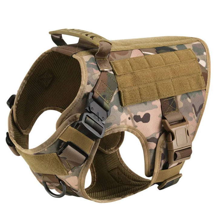 Military Tactical Dog Harness & Leash Set