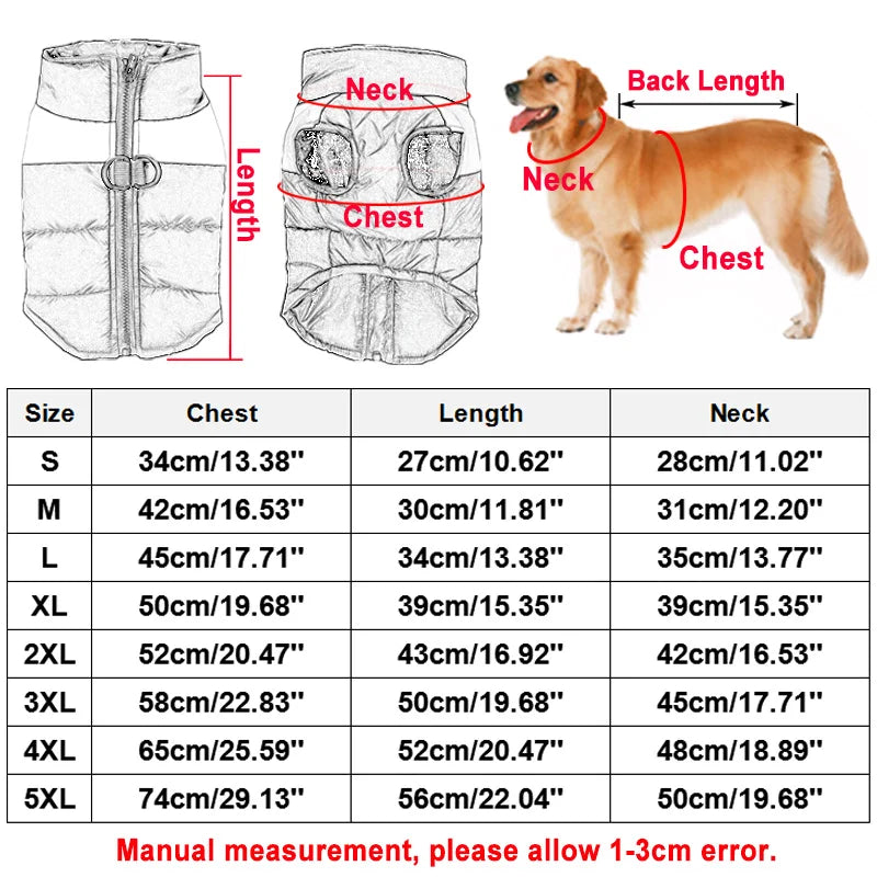 Waterproof Winter Dog Jacket