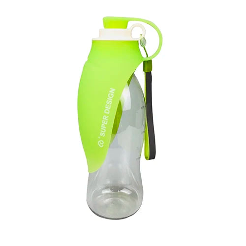 Portable Dog Water Bottle with Bowl