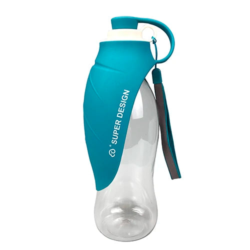 Portable Dog Water Bottle with Bowl