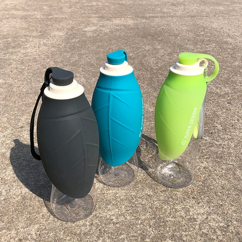 Portable Dog Water Bottle with Bowl