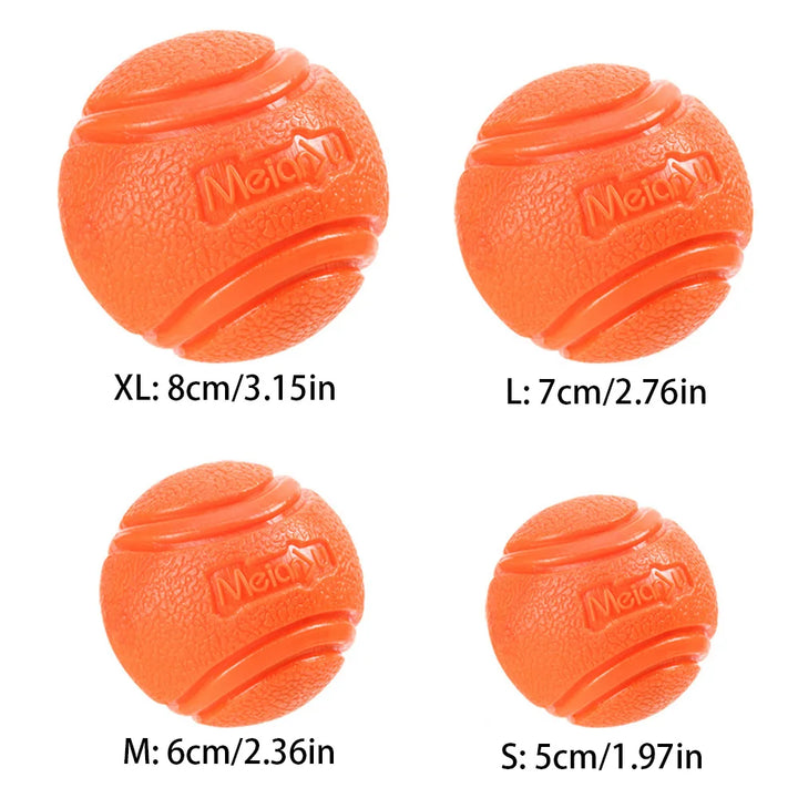 Durable Bouncy Rubber Dog Chew Ball