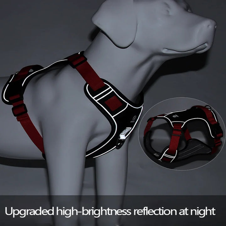 Reflective Tactical Dog Harness for Large Dogs