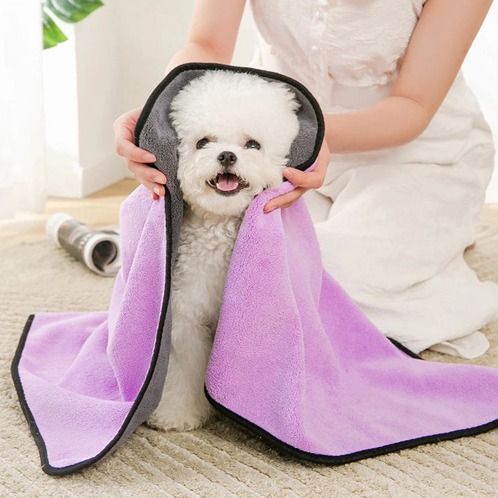 Quick-Dry Soft Pet Bath Towel