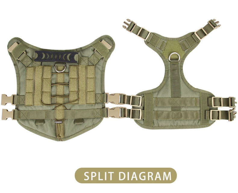 Tactical Dog Harness for Outdoor Training