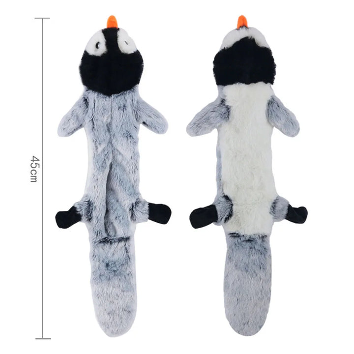 Stuffing-Free Plush Squeaky Dog Toy