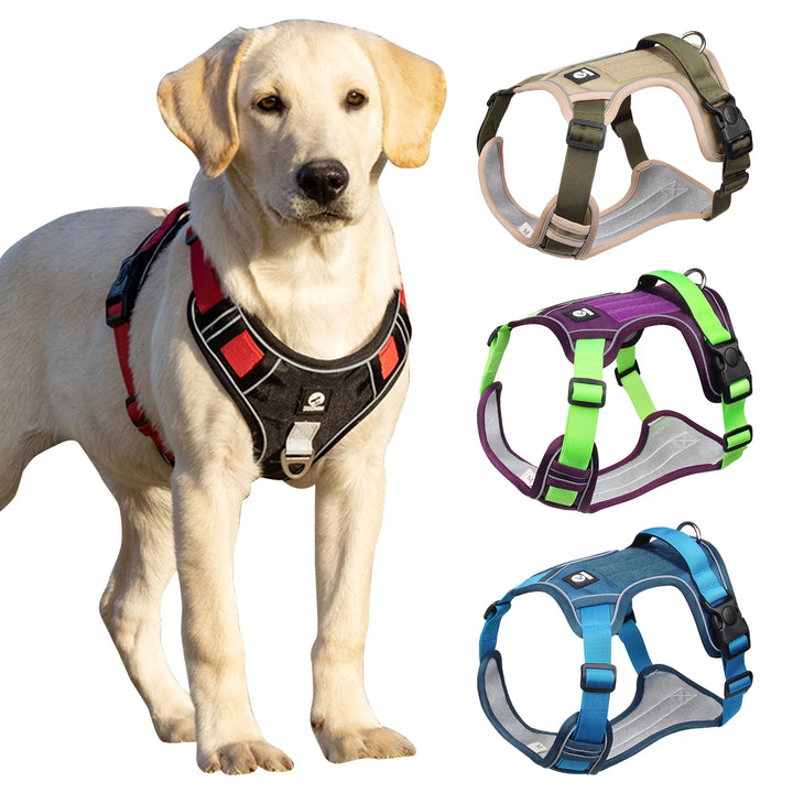 Reflective Tactical Dog Harness for Large Dogs