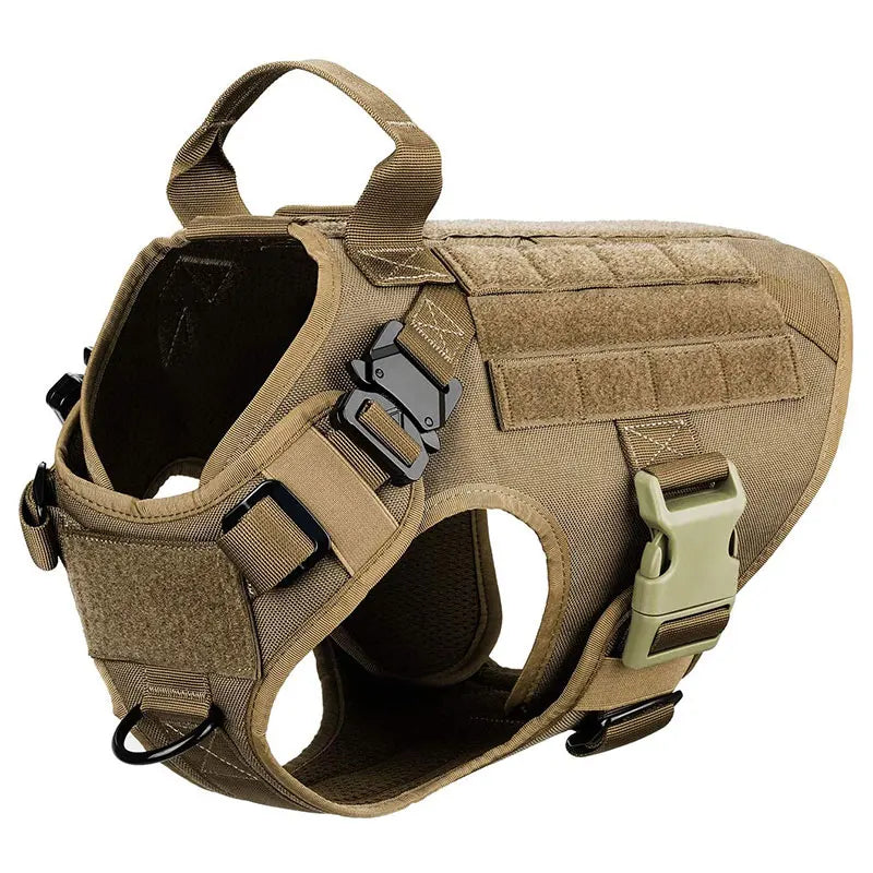 Military Tactical Dog Harness & Leash Set