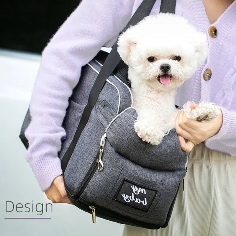 Portable Dog Car Seat Bed Carrier