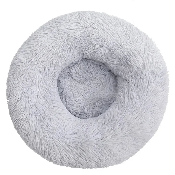 Soft Plush Round Pet Bed for Dogs