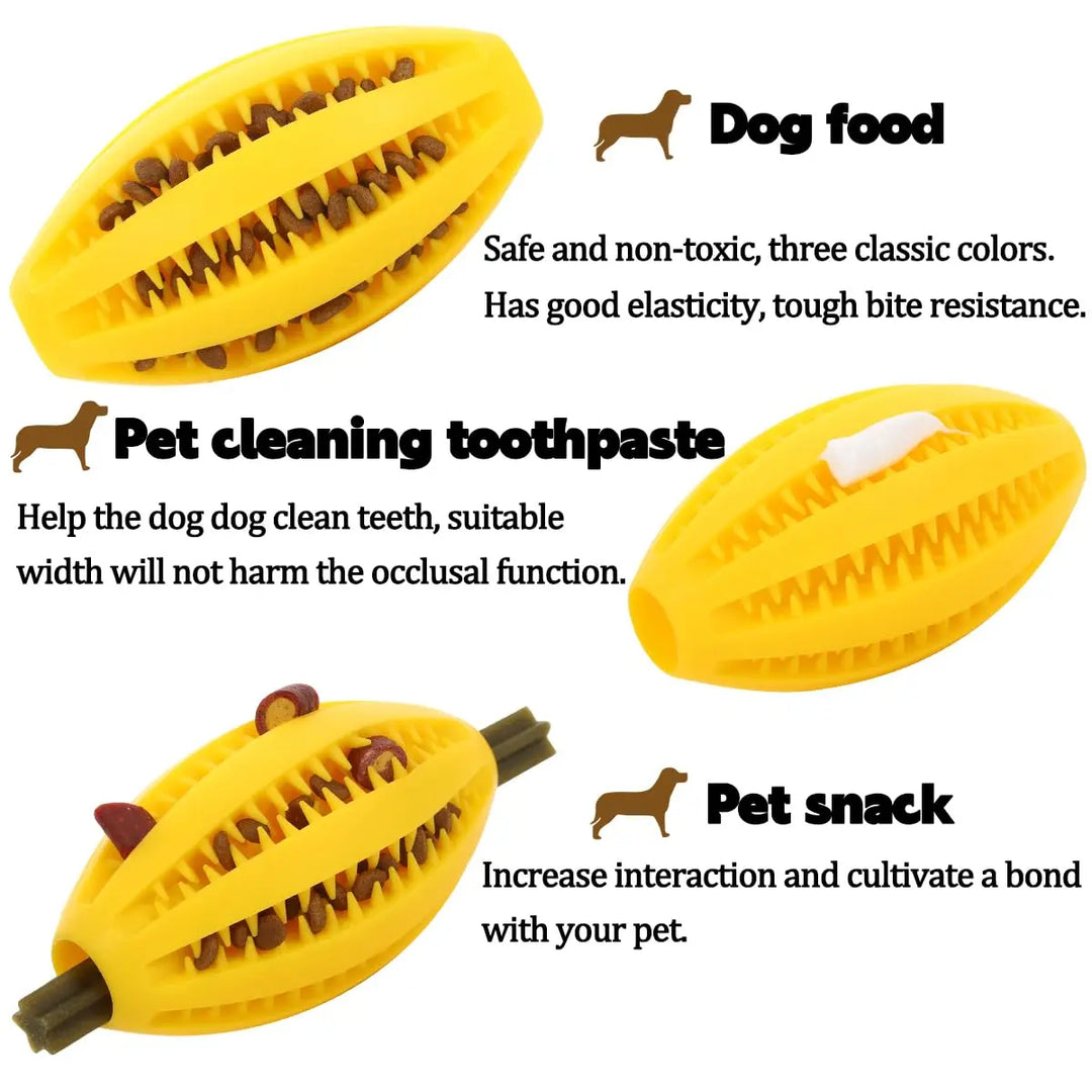 Durable Rubber Dog Chew Snack Ball