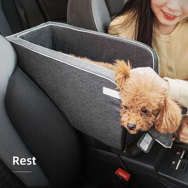 Portable Dog Car Seat Bed Carrier