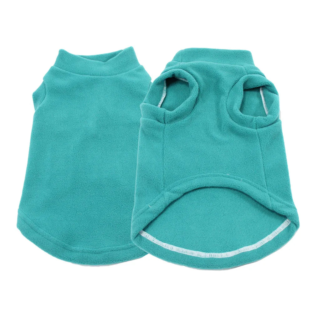 Fleece Dog Jacket for Small to Large Dogs