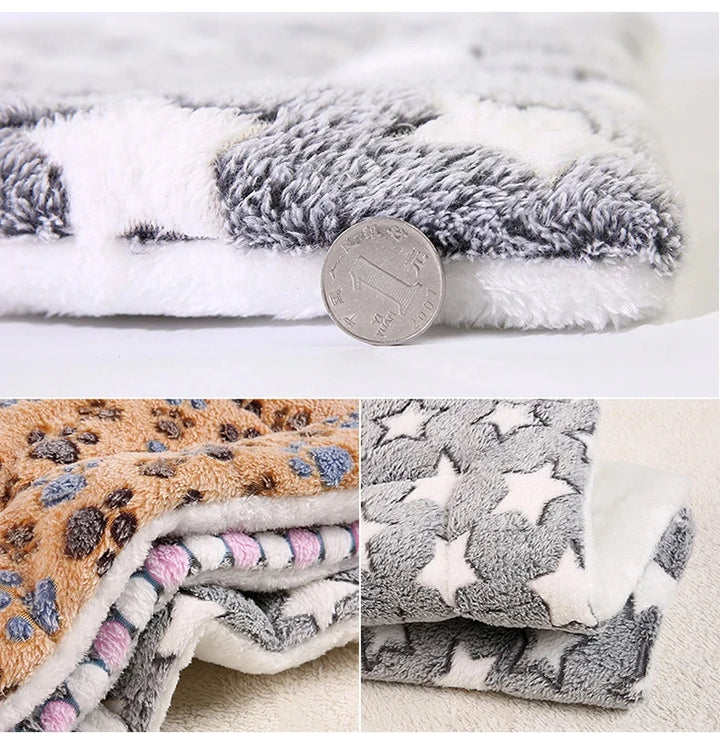 Flannel Pet Sleeping Mat Cushion