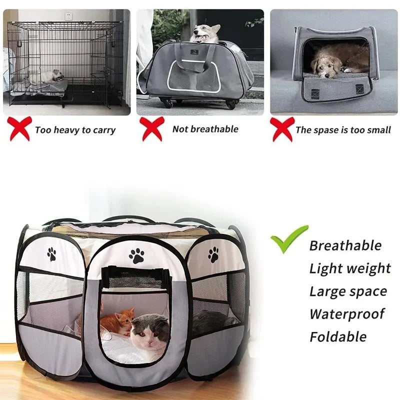 Portable Foldable Pet Tent Kennel