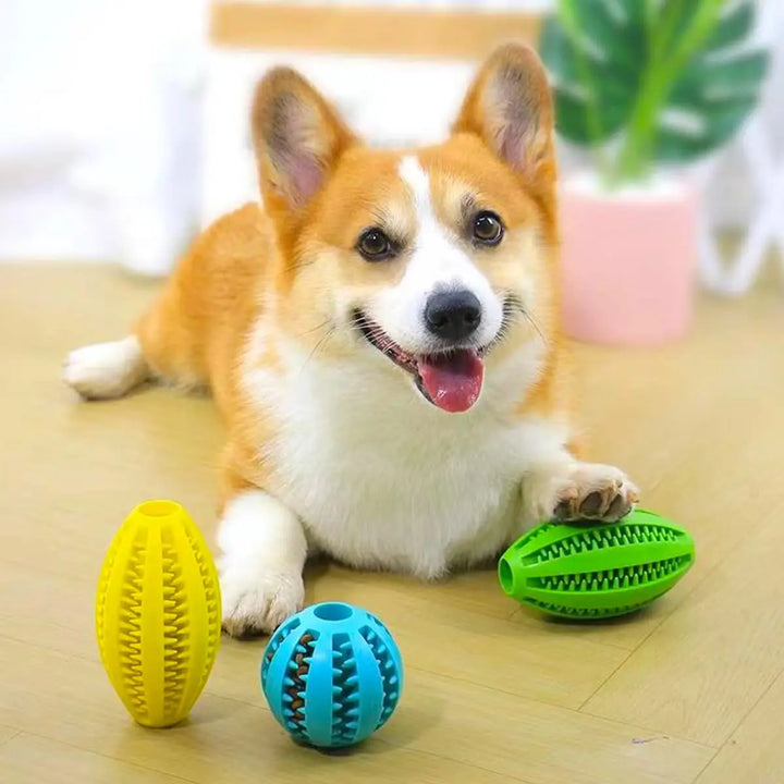 Durable Rubber Dog Chew Snack Ball