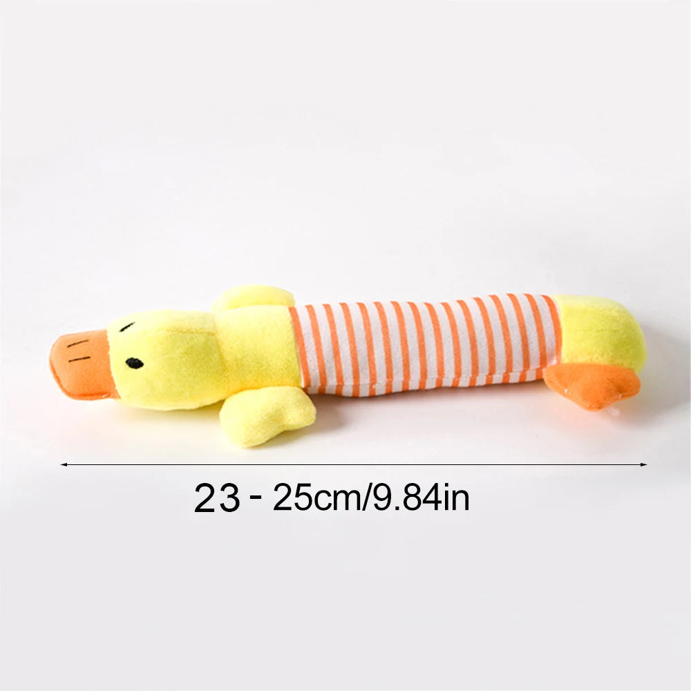 Stuffing-Free Plush Squeaky Dog Toy