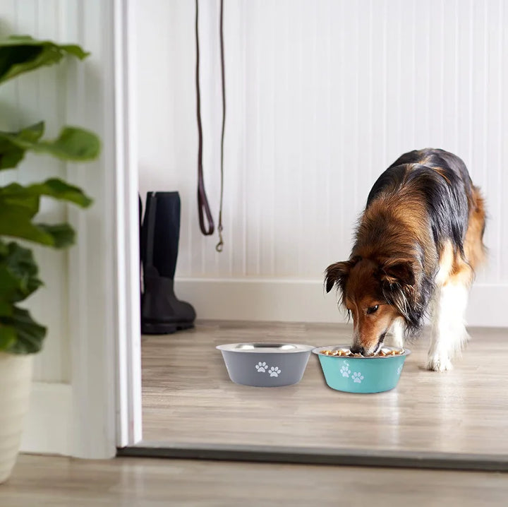 Non-Slip Stainless Steel Dog Bowls