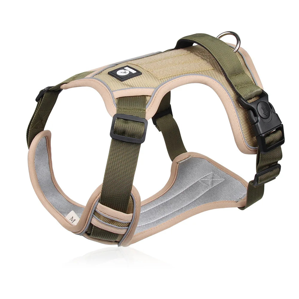 Reflective Tactical Dog Harness for Large Dogs