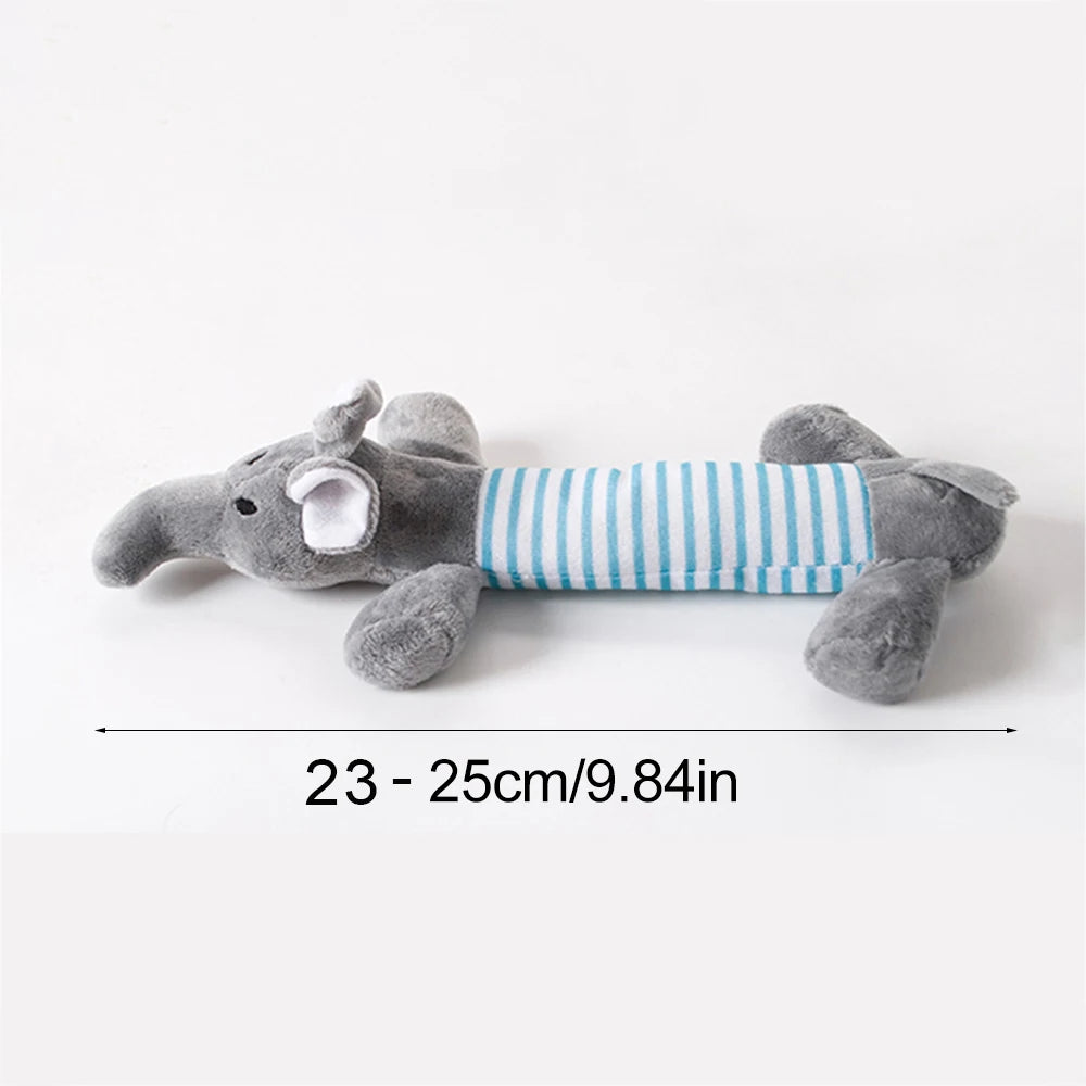 Stuffing-Free Plush Squeaky Dog Toy