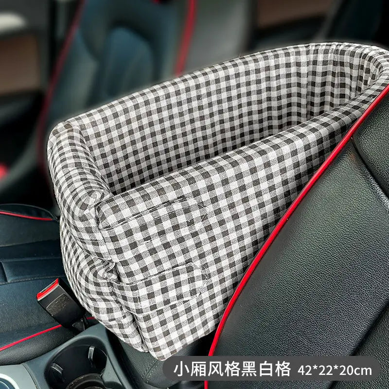 Portable Dog Car Seat Bed Carrier