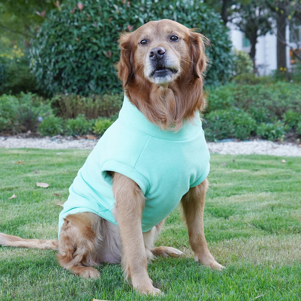 Fleece Dog Jacket for Small to Large Dogs