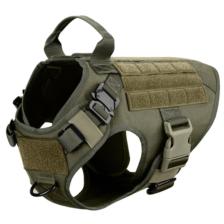 Military Tactical Dog Harness & Leash Set