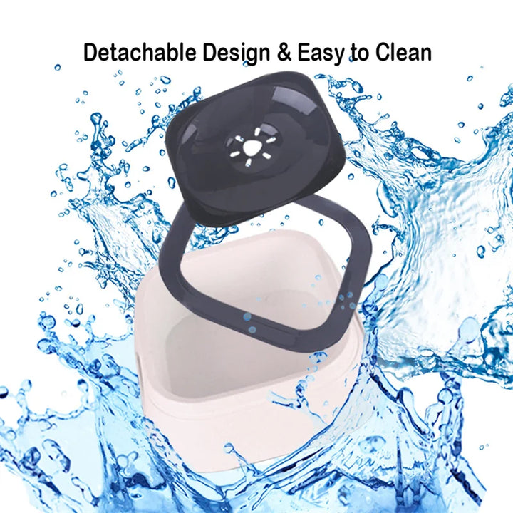 Anti-Splash 1L Dog Water Bowl