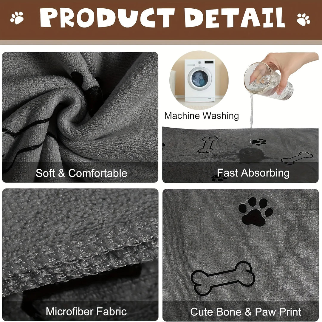 Microfiber Quick-Drying Dog Towel