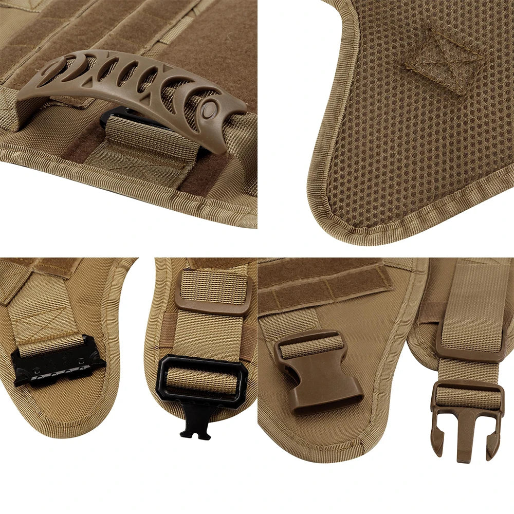 Military Tactical Dog Harness & Leash Set