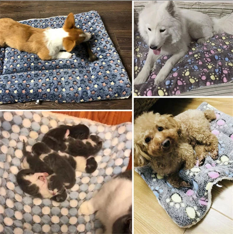 Flannel Pet Sleeping Mat Cushion