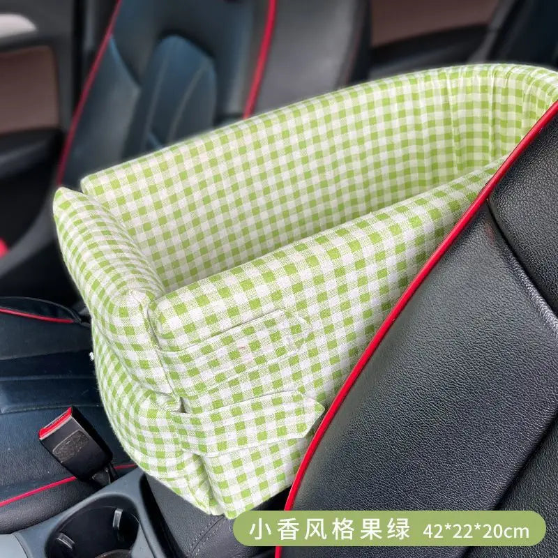 Portable Dog Car Seat Bed Carrier