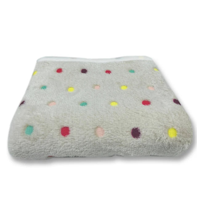 Soft Fluffy Pet Blanket Winter Warm Dog Blanket Cute Pet Bed Sheet Warm and Comfortable Cat and Dog Cushion Blanket Pet Supplies