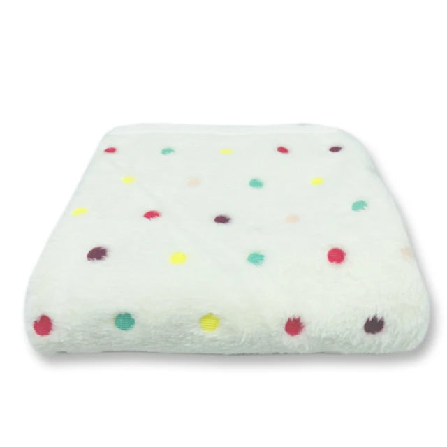 Soft Fluffy Pet Blanket Winter Warm Dog Blanket Cute Pet Bed Sheet Warm and Comfortable Cat and Dog Cushion Blanket Pet Supplies