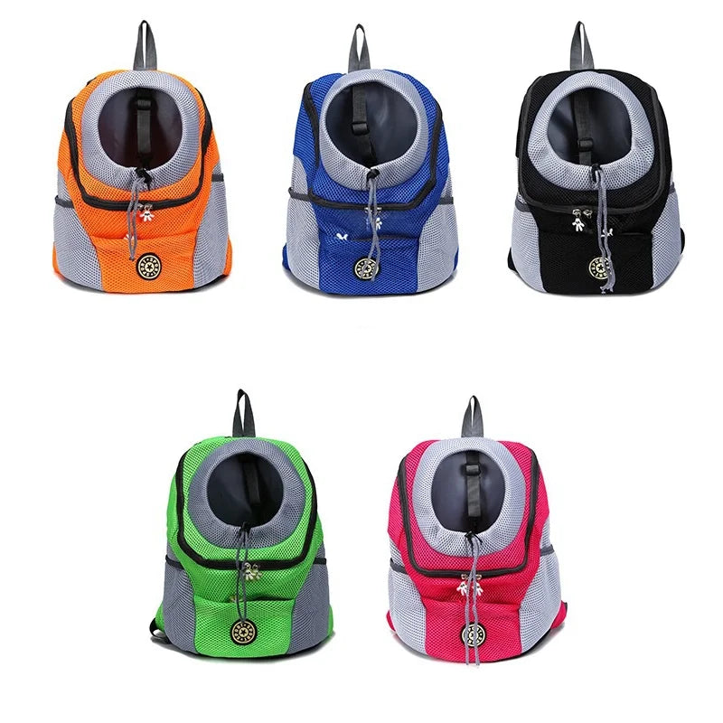Double Shoulder Pet Carrier Backpack – Comfortable & Secure for Pets
