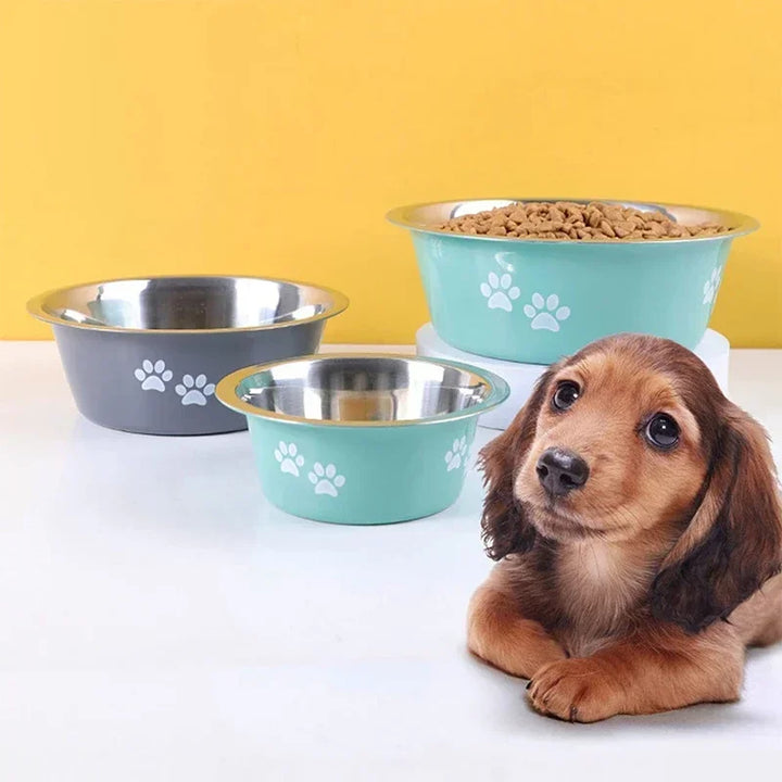 Non-Slip Stainless Steel Dog Bowls