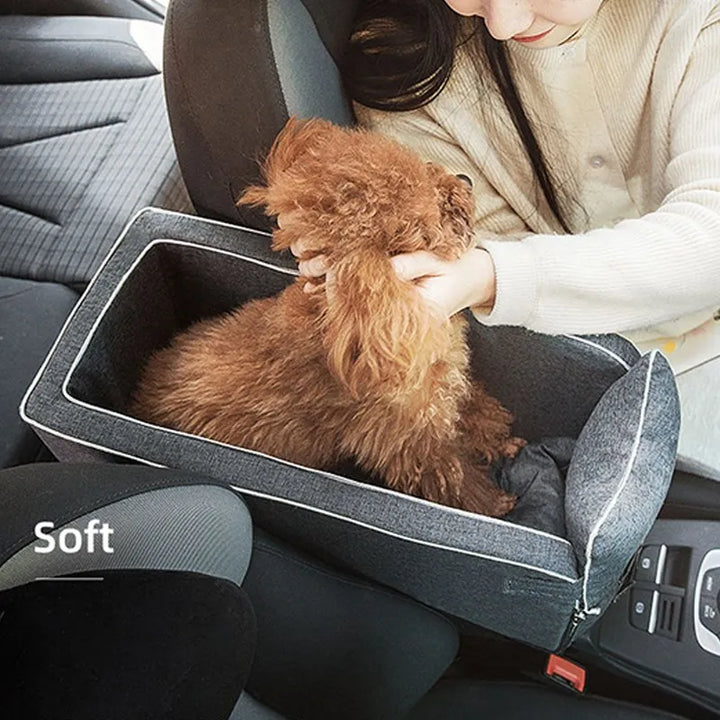 Portable Dog Car Seat Bed Carrier