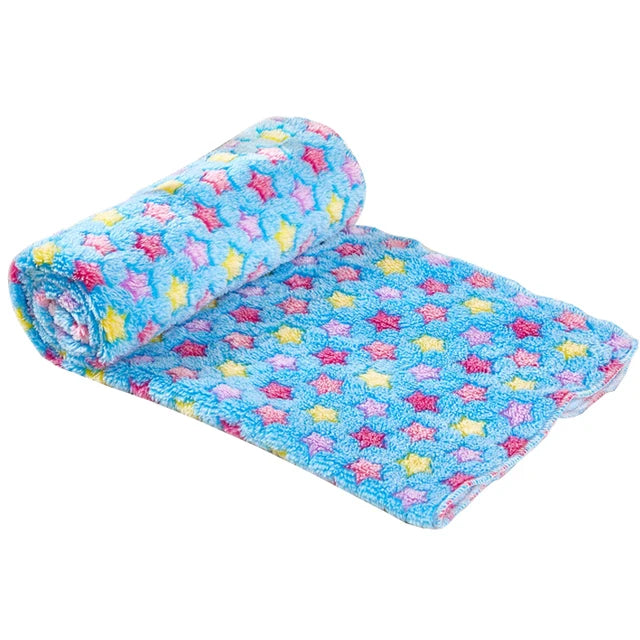 Soft Fluffy Pet Blanket Winter Warm Dog Blanket Cute Pet Bed Sheet Warm and Comfortable Cat and Dog Cushion Blanket Pet Supplies